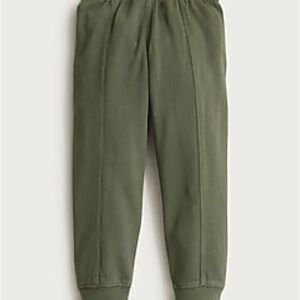 Crewcuts Olive Green Elastic Waist Joggers